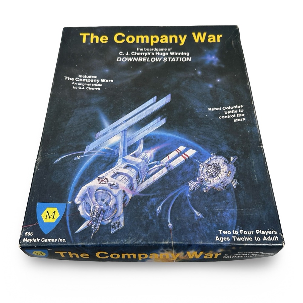 The Company War Board Game Mayfair Games 1983 Unpunched Downbelow Station 506